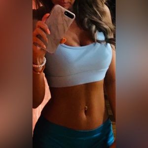 Lorna Jane 💙 Workout Sports Bra Blue Sky size S